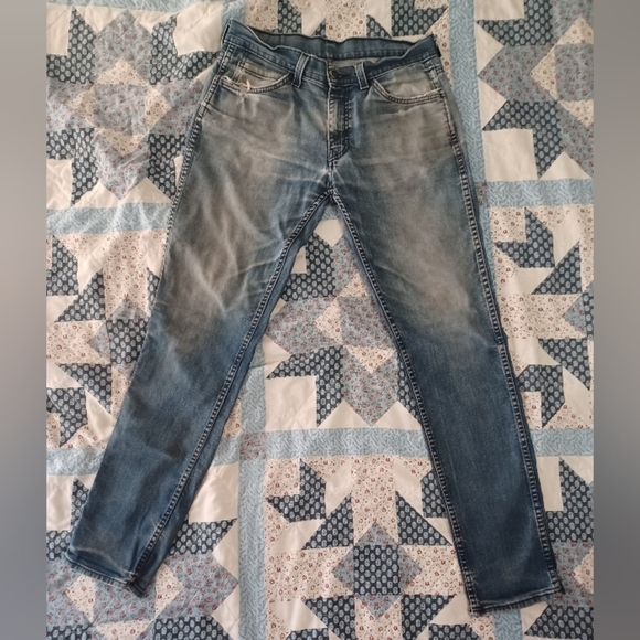 A Levi's 511 Rare Black R Tab Slim Straight Leg Denim Jeans - Picture 4 of 16